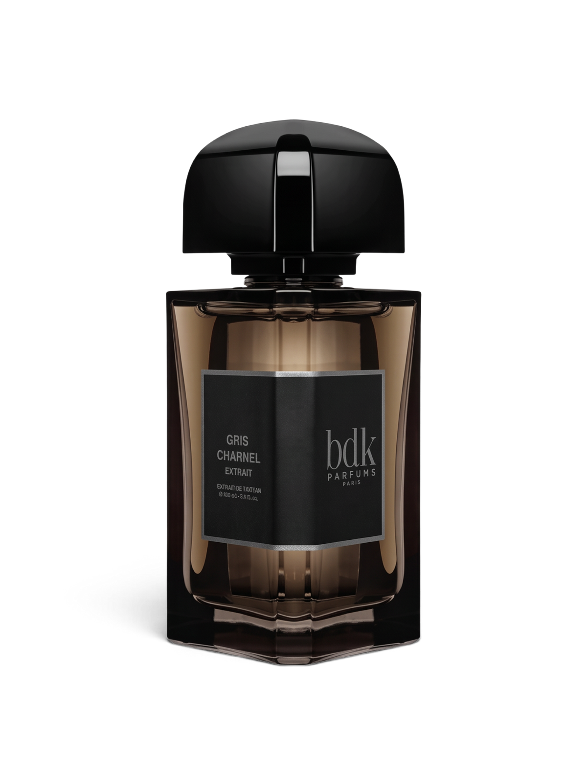 euaden BDK Parfums Gris Charnel Extrait 100 ml unisex parfüm, şık siyah kapaklı koyu cam şişesiyle