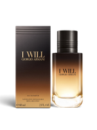 euaden Giorgio Armani I Will kadın parfümü, şık degrade renkli cam şişesi ve uyumlu kutusu ile 60 ml EDP