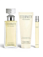 euaden Calvin Klein Eternity Woman parfüm, vücut losyonu ve seyahat boyu parfüm içeren lüks hediye seti