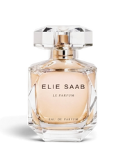 euaden Elie Saab Le Parfum kadın parfümü, şık kristal cam şişesi ve altın detaylı kapağı ile 90 ml EDP