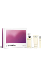 euaden Calvin Klein Eternity Woman parfüm, vücut losyonu ve seyahat boyu parfüm içeren lüks hediye seti