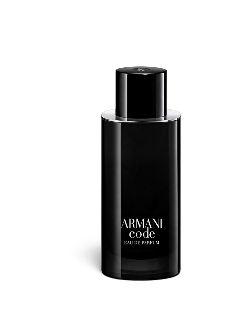 euaden Giorgio Armani Code EDP erkek parfümü, şık siyah silindirik şişesi ve modern tasarımıyla