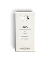 euaden BDK Parfums Gris Charnel unisex parfüm kutusu, incir ve sandal ağacı notalı 100 ml niş parfüm şişesi ambalajı