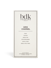 euaden BDK Parfums Gris Charnel unisex parfüm kutusu, incir ve sandal ağacı notalı 100 ml niş parfüm şişesi ambalajı