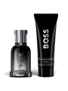 euaden Hugo Boss Bottled Beyond erkek parfüm ve duş jeli hediye seti, siyah şık ambalajlı lüks bakım ürünleri