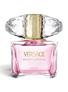 euaden Versace Bright Crystal Parfum 90 ml pembe cam şişeli, büyük kristal kapaklı lüks kadın parfümü