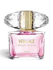 euaden Versace Bright Crystal Parfum 90 ml pembe cam şişeli, büyük kristal kapaklı lüks kadın parfümü