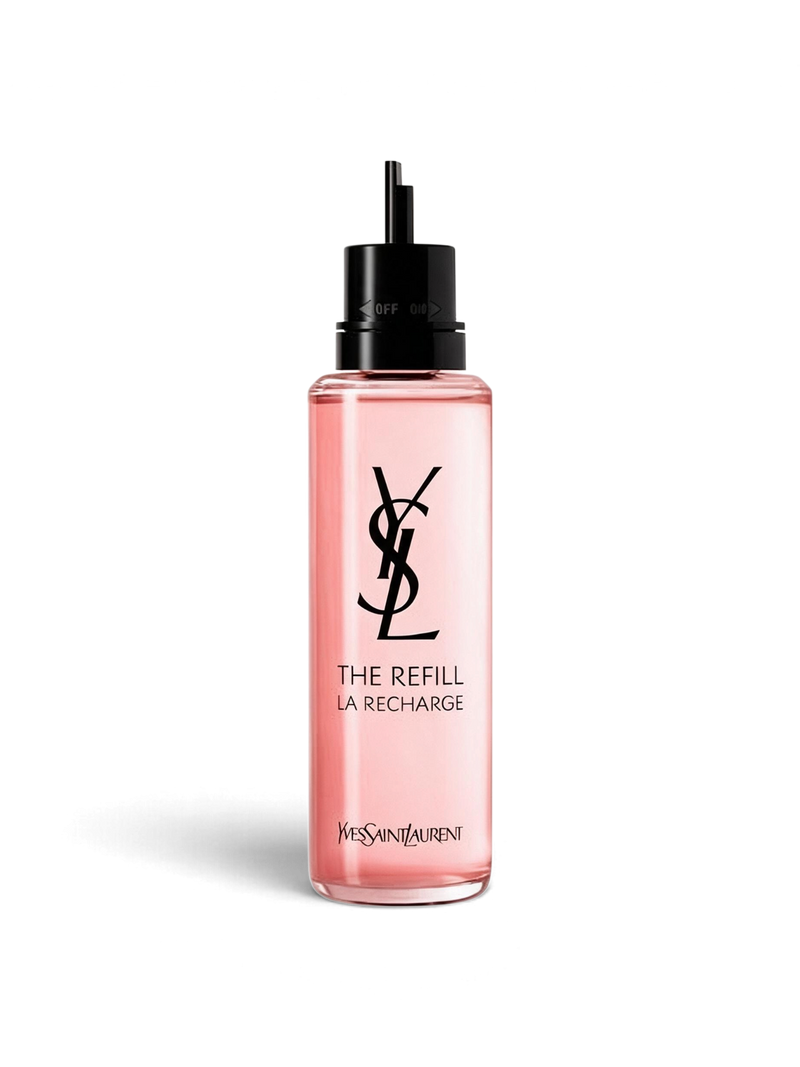 euaden Yves Saint Laurent Black Opium kadın parfümü 100 ml yeniden doldurulabilir pembe cam şişe tasarımı