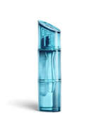 euaden Kenzo Pour Homme Marine EDT 110 ml erkek parfümü, bambu formunda şeffaf mavi cam şişe tasarımı
