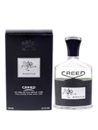 Euaden güvencesiyle sunulan 100 ml Creed Aventus erkek parfümü, siyah kutusu ve ikonik cam şişesiyle.