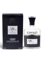 Euaden güvencesiyle sunulan 100 ml Creed Aventus erkek parfümü, siyah kutusu ve ikonik cam şişesiyle.