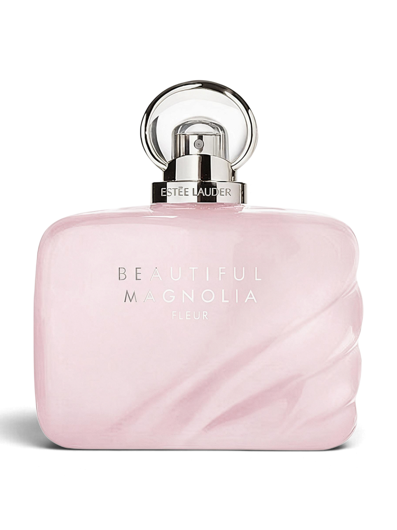 euaden Estée Lauder Beautiful Magnolia Fleur kadın parfümü, zarif pembe cam şişesi ve modern tasarımıyla