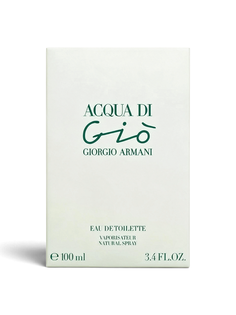 euaden Giorgio Armani Acqua Di Gio kadın parfümü 100 ml beyaz kutu tasarımı