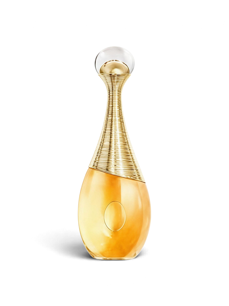 Euaden tarafından sunulan, altın detaylı ikonik şişesiyle Dior J'adore Intense Parfum kadın parfümü