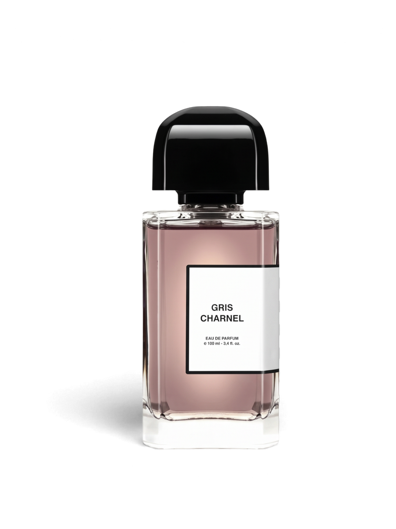 euaden BDK Parfums Gris Charnel 100 ml unisex parfüm, şık cam şişesi ve siyah kapağı ile sofistike bir tasarım.