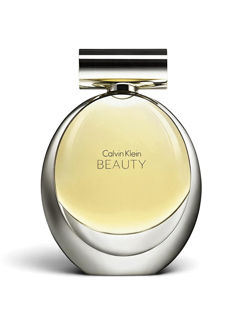 euaden Calvin Klein Beauty kadın parfümü, 100 ml şık ve yuvarlak cam şişesiyle zarif çiçeksi koku tasarımı