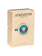 euaden Atkinsons Mystic Moonlight Parfum Intense 100 ml unisex parfüm kutusu, şık ve dokulu bej ambalaj tasarımı