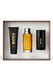 euaden Hugo Boss The Scent erkek parfüm hediye seti, 100ml EDT, duş jeli ve deodorant içeren şık kutu tasarımı