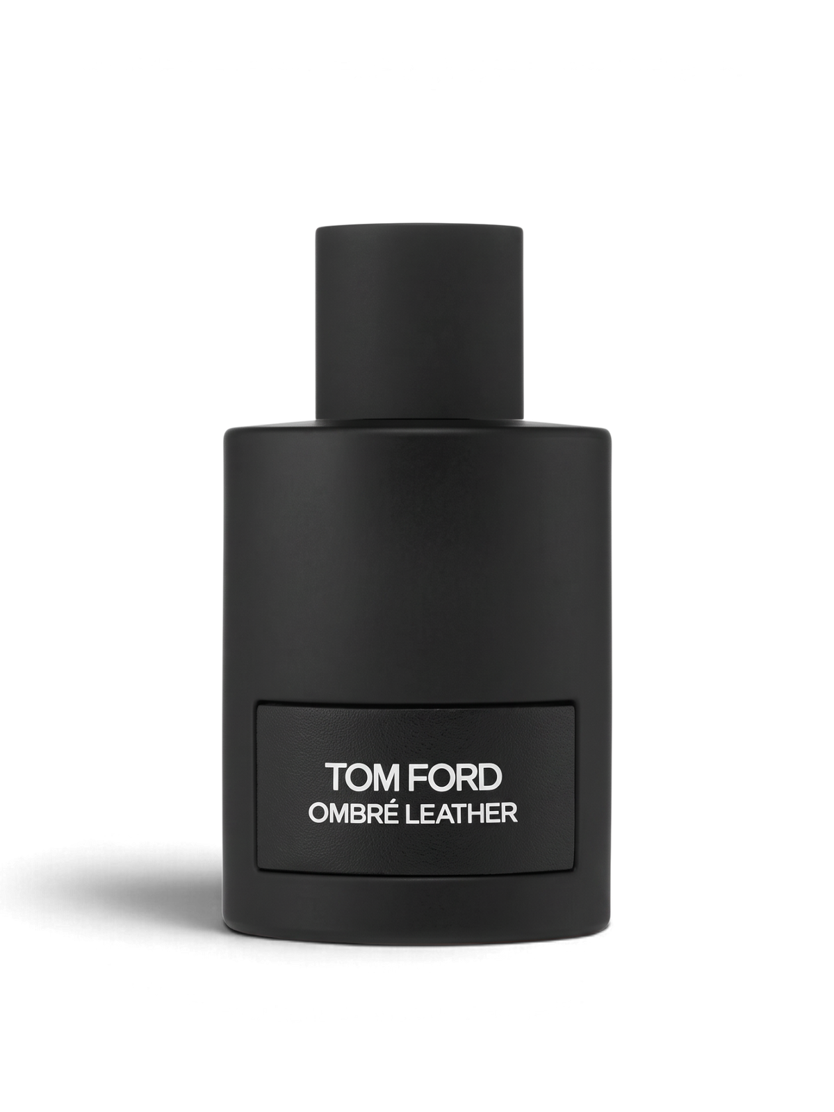 Euaden Tom Ford Ombre Leather unisex parfüm, siyah mat şişesi ve deri dokulu etiketiyle şık bir tasarım sunuyor.