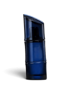 euaden Kenzo Pour Homme EDP erkek parfümü, bambu formunda koyu mavi cam şişesiyle modern ve maskülen bir tasarım.