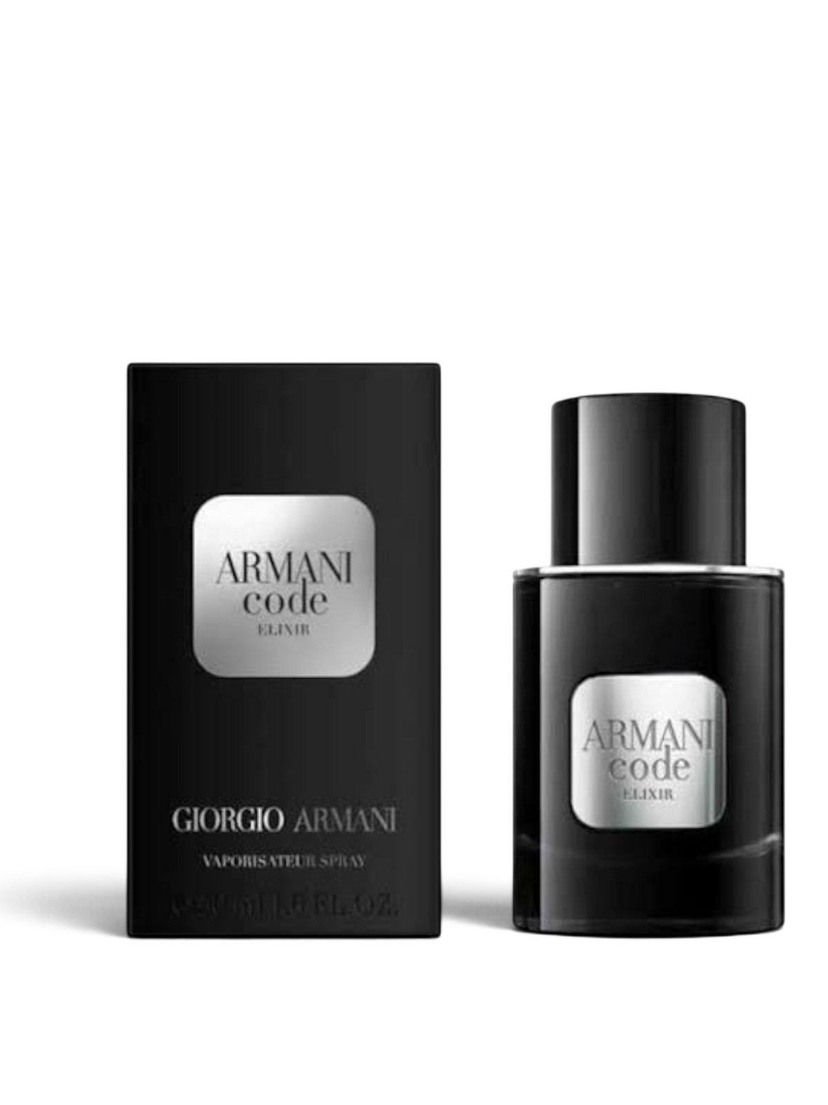 euaden Giorgio Armani Code Elixir 50 ml erkek parfümü ve siyah kutusu