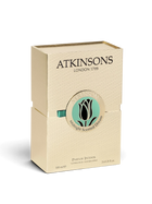 euaden Atkinsons Midnight Scented Dream 100 ml unisex parfüm kutusu, krem rengi dokulu ambalaj ve lale logolu etiket