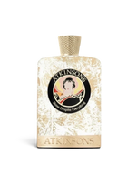 euaden Atkinsons Shine Despite Everything unisex parfüm, altın rengi dokulu şişe tasarımı ve zarif marka logosu ile.