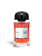 euaden BDK Parfums Rouge Smoking 100 ml unisex parfüm, şık cam şişesi ve kırmızı parfüm sıvısı ile