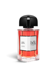 euaden BDK Parfums Rouge Smoking 100 ml unisex parfüm, şık cam şişesi ve kırmızı parfüm sıvısı ile