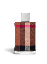 euaden Burberry London Men EDT 100 ml erkek parfümü, ikonik ekose kumaş kaplamalı şık cam şişe tasarımı