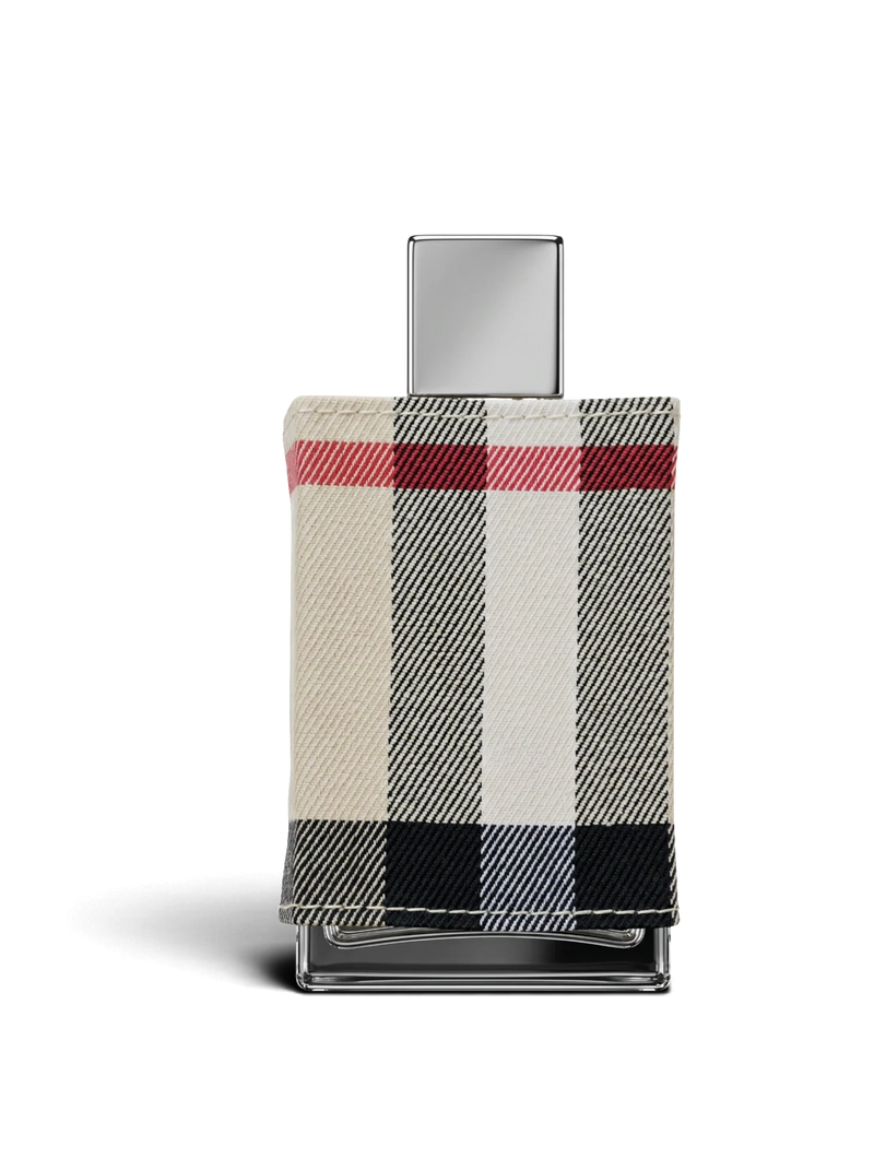 euaden Burberry London Woman EDP 100 ml parfüm, ikonik ekose kumaş kaplamalı şık cam şişe tasarımı