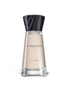 euaden Burberry Touch Woman EDP 100 ml kadın parfümü, ahşap kapaklı şık cam şişe tasarımıyla