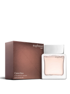 euaden Calvin Klein Euphoria Men EDT 100ml erkek parfümü, şık cam şişesi ve kahverengi kutusuyla