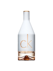 euaden Calvin Klein IN2U Woman EDT parfüm, beyaz mat şişesi ve rose gold detaylarıyla modern kadın parfümü