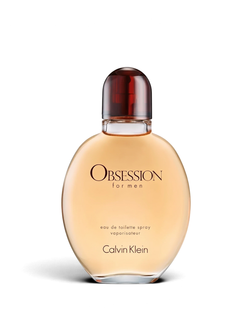 euaden Calvin Klein Obsession for Men baharatlı ve odunsu notalara sahip ikonik erkek parfümü şişesi
