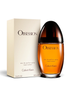 euaden CALVIN KLEIN Obsession kadın parfümü, kehribar rengi cam şişesi ve ikonik kutusu ile oryantal kokulu EDP