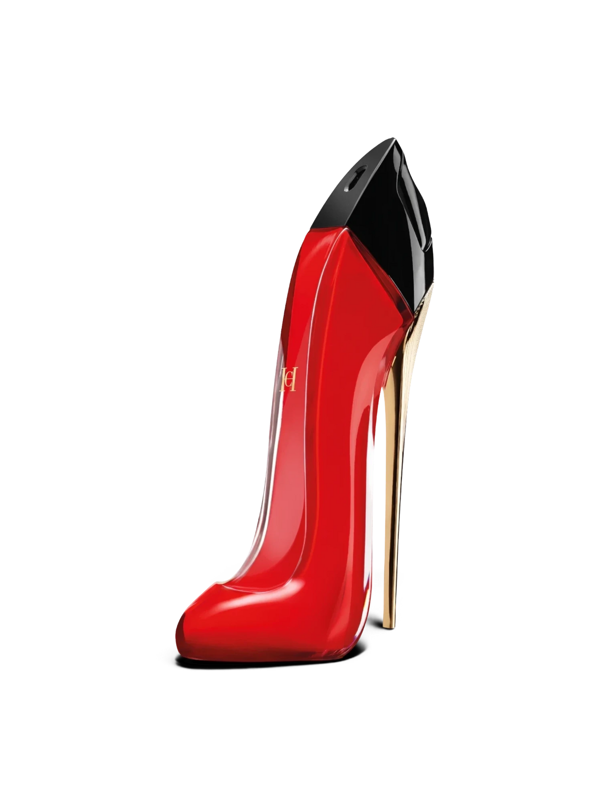 euaden tarafından sunulan, ikonik stiletto tasarımlı kırmızı şişeli Carolina Herrera Good Girl kadın parfümü