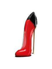 euaden tarafından sunulan, ikonik stiletto tasarımlı kırmızı şişeli Carolina Herrera Good Girl kadın parfümü