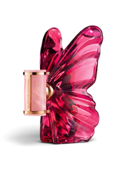 euaden Carolina Herrera La Bomba 50 ml kadın parfümü, kelebek kanadı formunda şık pembe cam şişe tasarımı