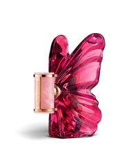 euaden Carolina Herrera La Bomba 50 ml kadın parfümü, kelebek kanadı formunda şık pembe cam şişe tasarımı