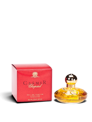 euaden Chopard Casmir kadın parfümü, kırmızı kutusu ve altın rengi şık cam şişesiyle 100 ml EDP