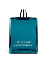 euaden Costume National Secret Woods unisex parfüm, şık ve modern tasarımlı koyu turkuaz cam şişede 100 ml EDP