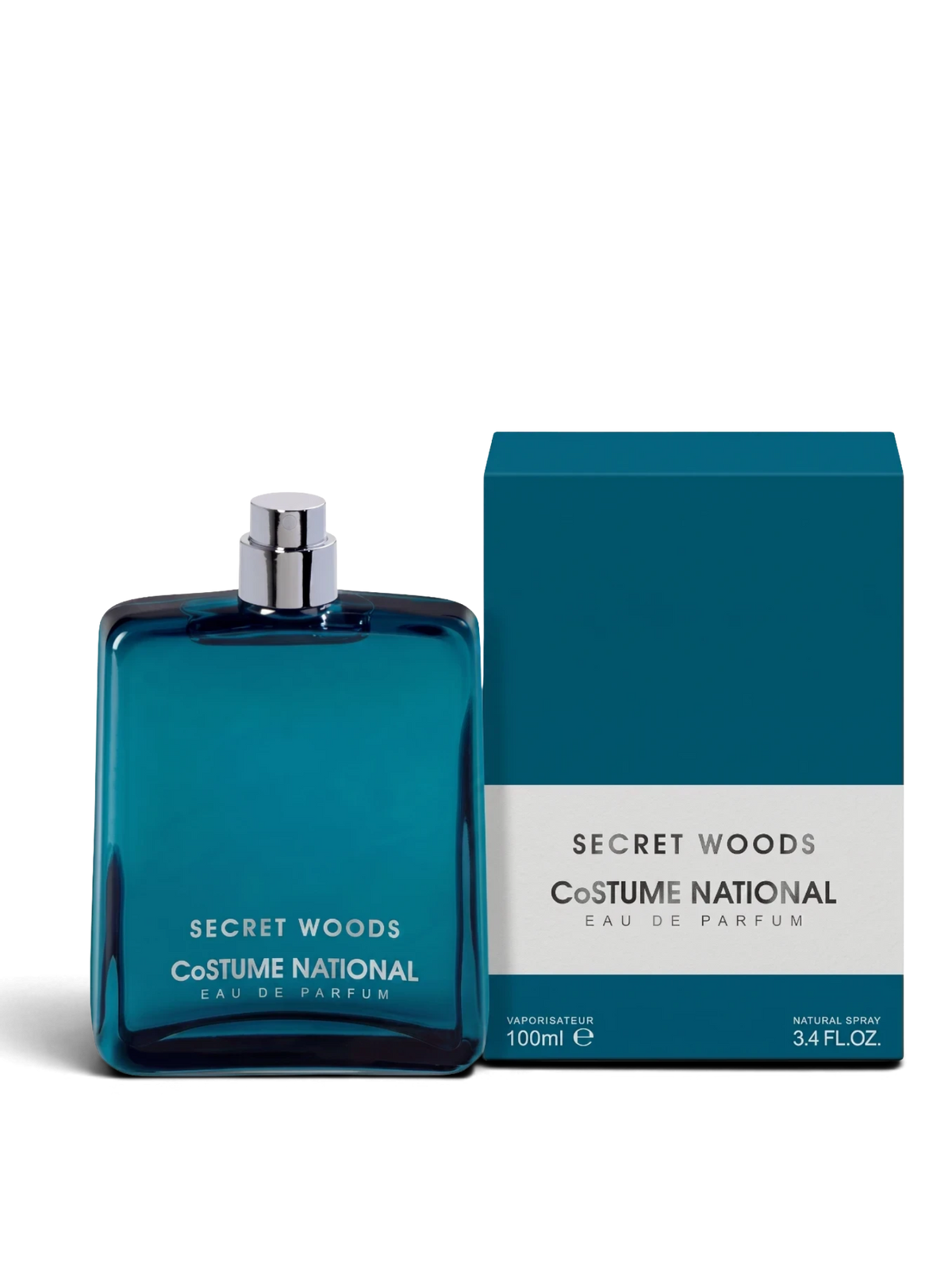 euaden Costume National Secret Woods unisex parfüm, 100 ml cam şişe ve şık kutu tasarımı ile odunsu koku