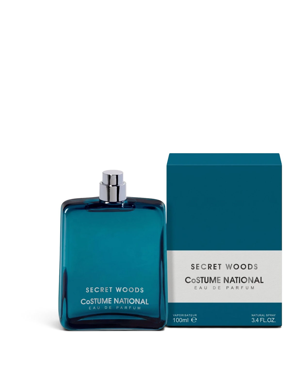 euaden Costume National Secret Woods unisex parfüm, 100 ml cam şişe ve şık kutu tasarımı ile odunsu koku