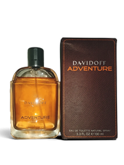euaden Davidoff Adventure erkek parfümü 100 ml cam şişe ve deri dokulu kahverengi kutusu ile