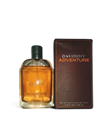 euaden Davidoff Adventure erkek parfümü 100 ml cam şişe ve deri dokulu kahverengi kutusu ile