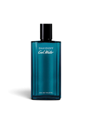 euaden Davidoff Cool Water erkek parfümü, ikonik koyu mavi cam şişesi ve ferah deniz notalarıyla maskülen bir tasarım.
