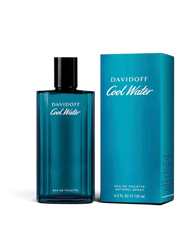 euaden Davidoff Cool Water erkek parfümü, ikonik mavi cam şişesi ve kutusu ile ferah deniz notalı EDT kokusu