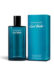 euaden Davidoff Cool Water erkek parfümü, ikonik mavi cam şişesi ve kutusu ile ferah deniz notalı EDT kokusu
