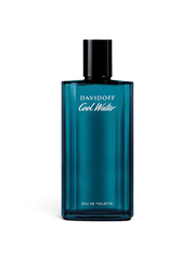 euaden Davidoff Cool Water erkek parfümü, ikonik koyu mavi cam şişesi ve ferah deniz notalarıyla maskülen bir tasarım.